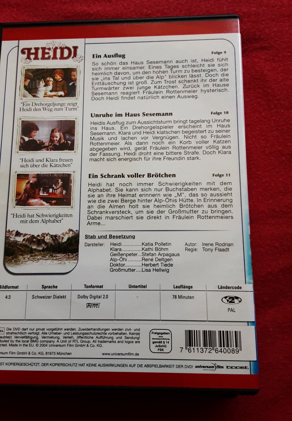 Tutti i DVDs: Heidi vol.9-11/dvdSchweizer Dialekt - Digital restauriert! – Usato da Bremgarten AG venduto da musiccollector 1