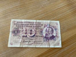 10er Banknote alt