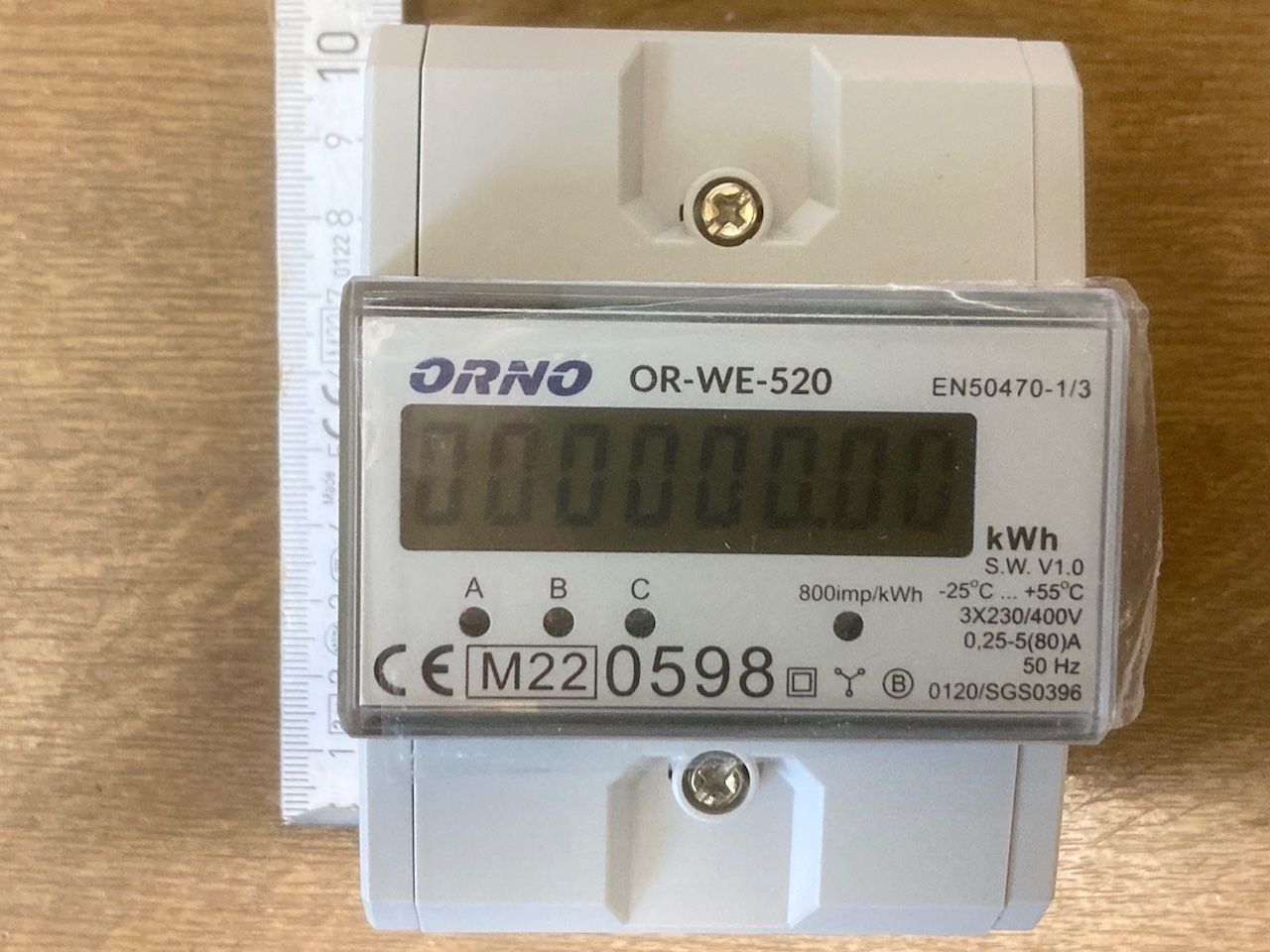 Misurare: Zähler 80A Einbau Din – Usato da Liedertswil venduto da ELRITS 1