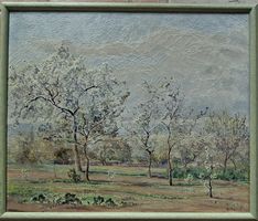 Selten: Original Ölgemälde von Emile Patru