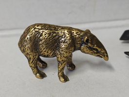 Tapir Figur aus Messing k
