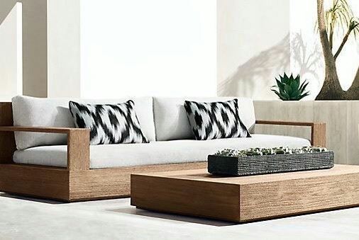 Set di tavolo e panche: Sitzgruppe Sofa Lounge Set Teak Holz Gartenmöbel Sitzmöbel – Nuovo e nell'imballaggio originale da Daisendorf venduto da Wohn-Kult 2
