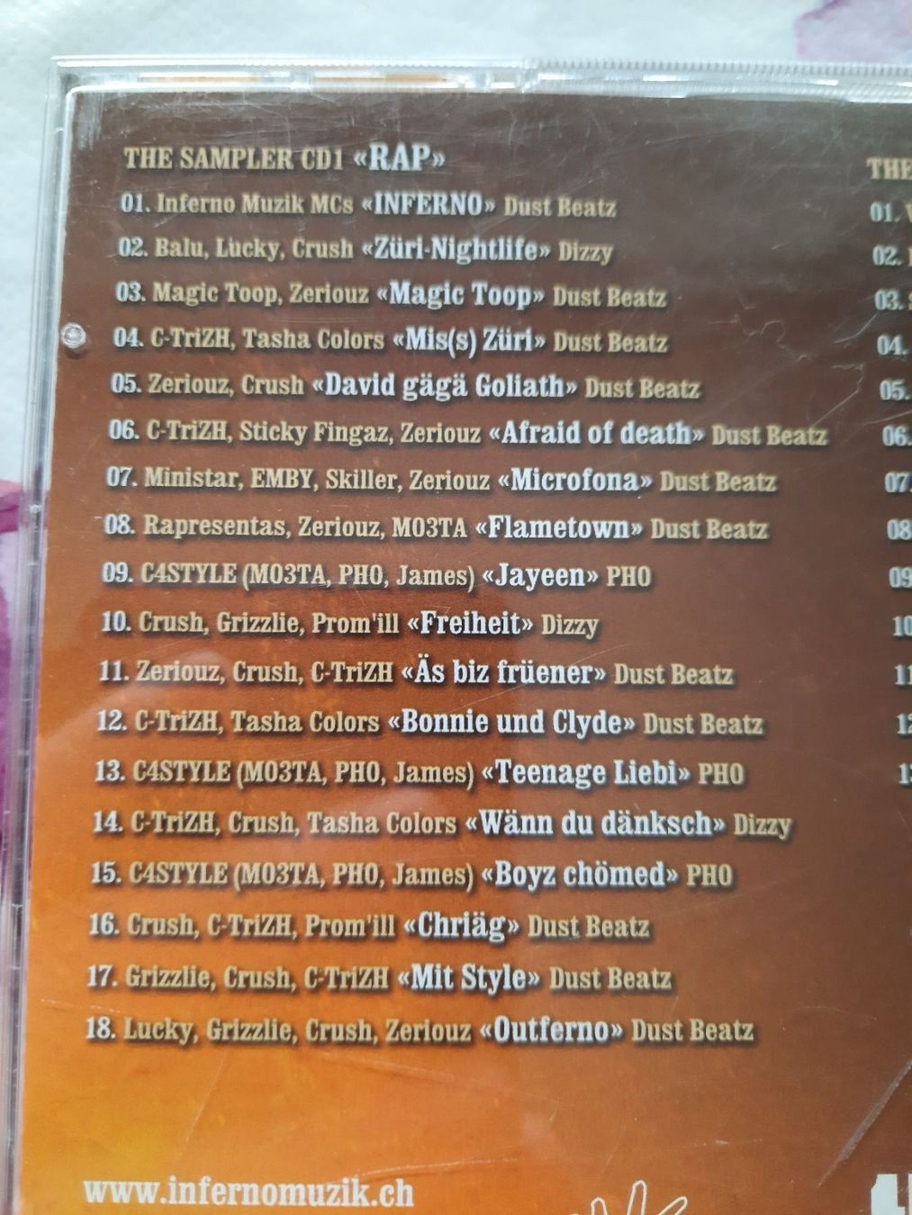 CDs: CD - Inferno Musik - The sampler – Gebraucht aus Pully von bro_n52j 2