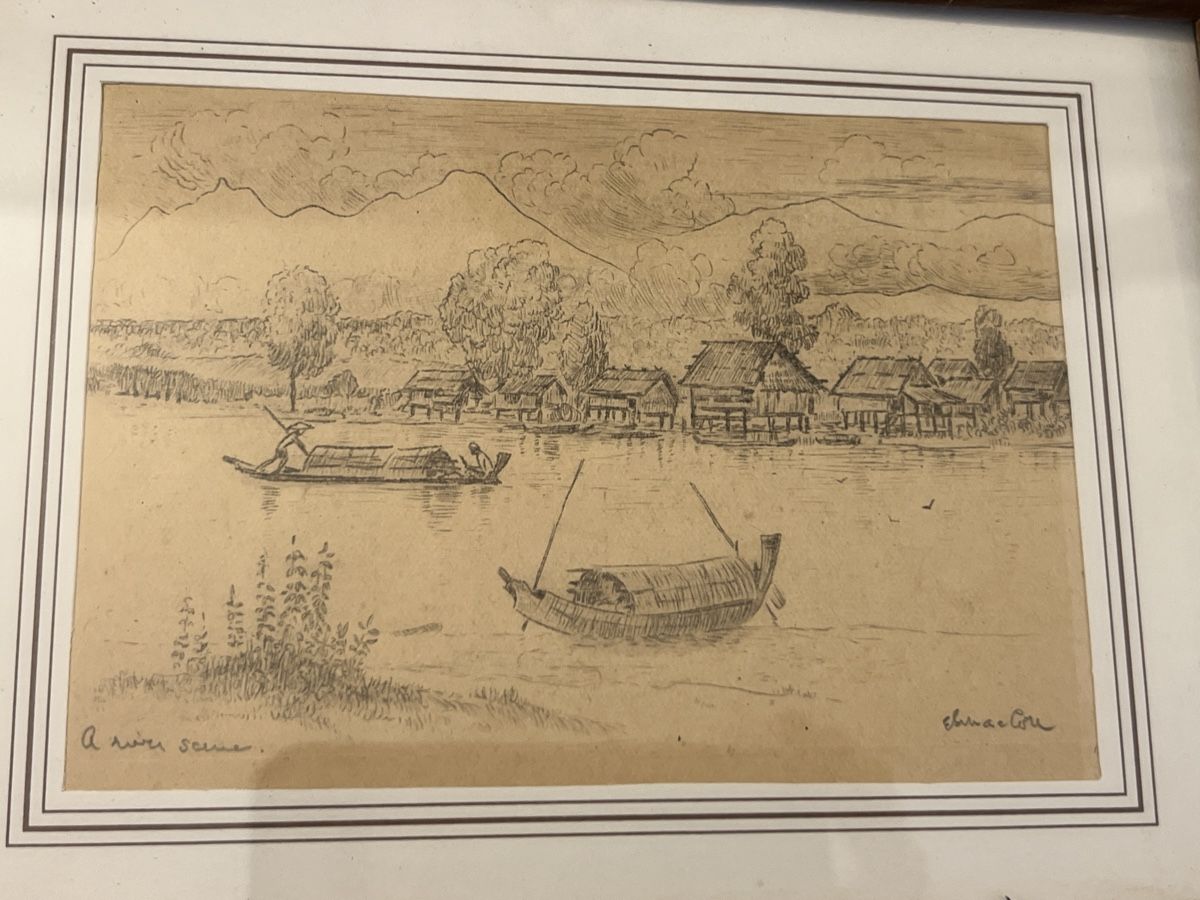 Dipinti: Eric Gordon MacColl Etching signed – Usato da Lausanne venduto da NYC67 3