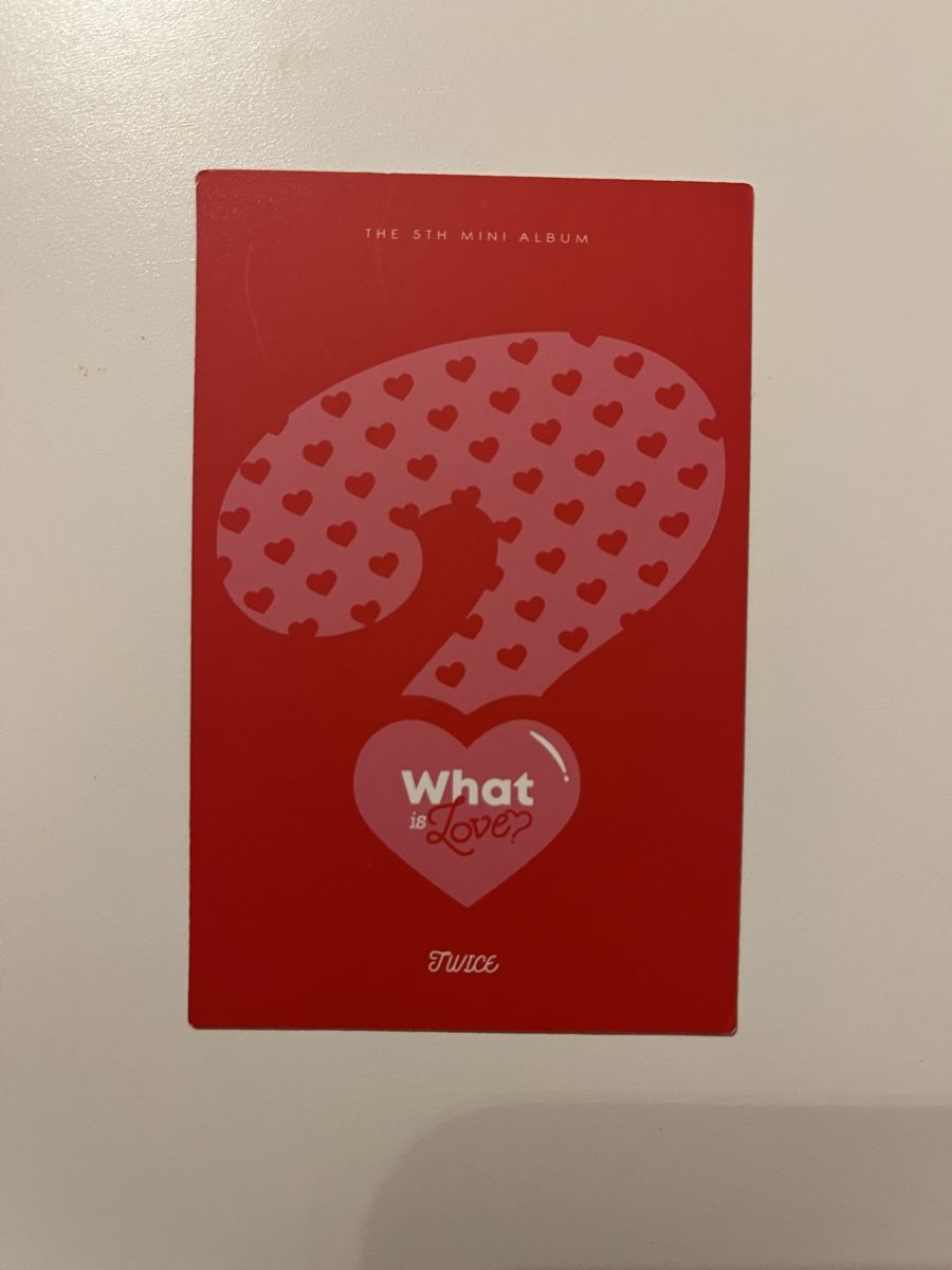 Carte collezionabili: TWICE Tzuyu What is Love – Nuovo (secondo la descrizione) da Reichenbach i. K. venduto da del_c7lw 1
