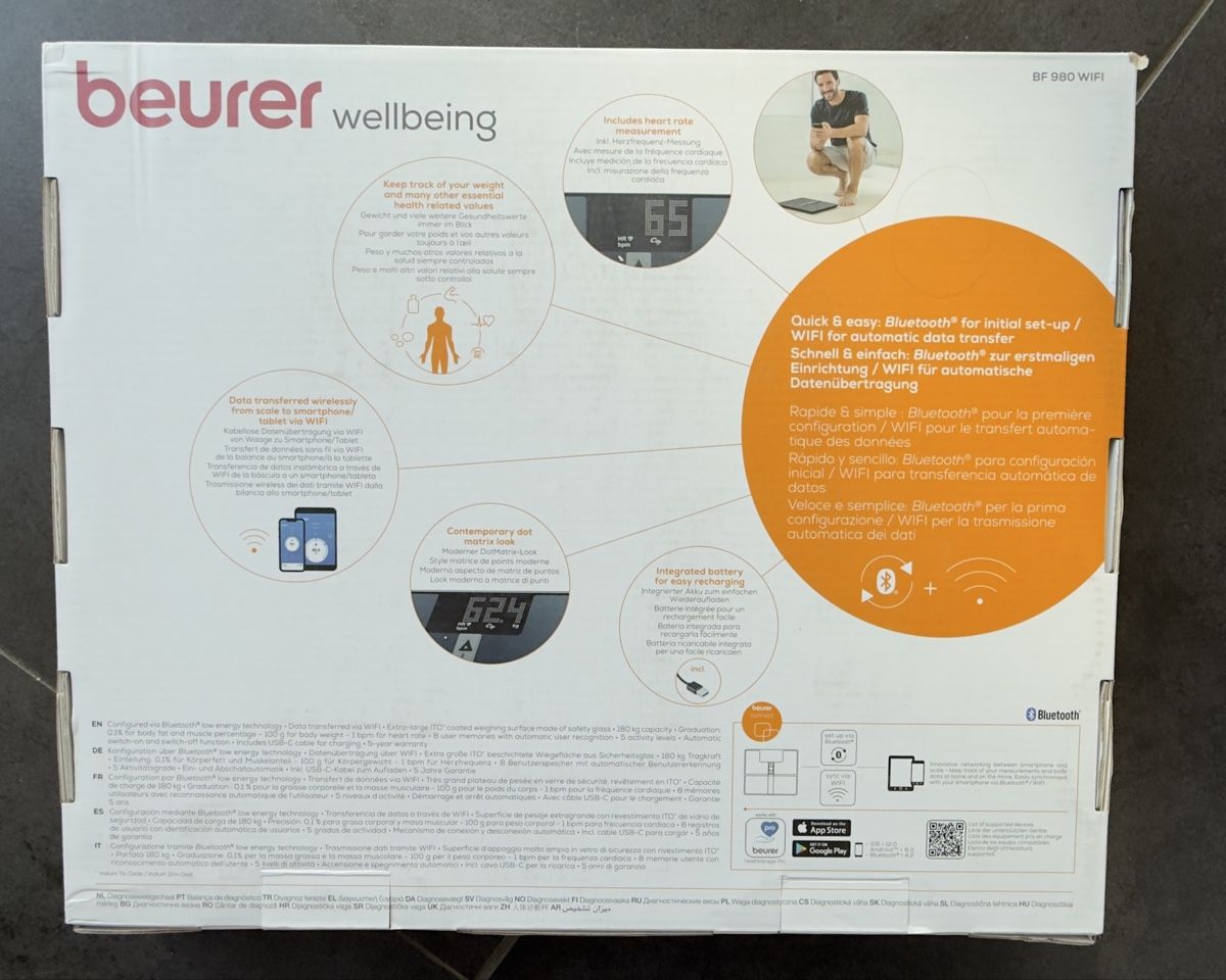 Beurer Personenwaagen: Diagnosewaage BF 980 WIFI – Gebraucht aus Steinhausen von Vindex 1