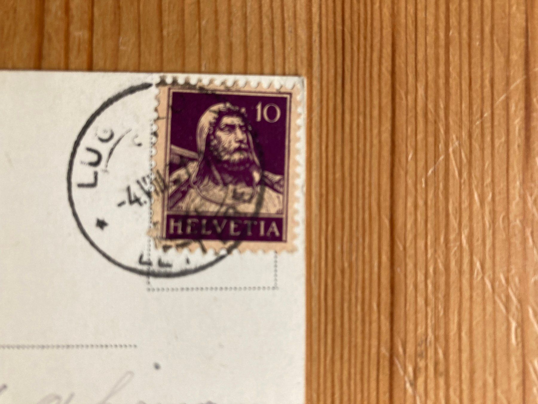 Cartoline postali: Lugano col. S. Salvatore - AK 1931 – Usato da Oberuzwil venduto da Henri09 1