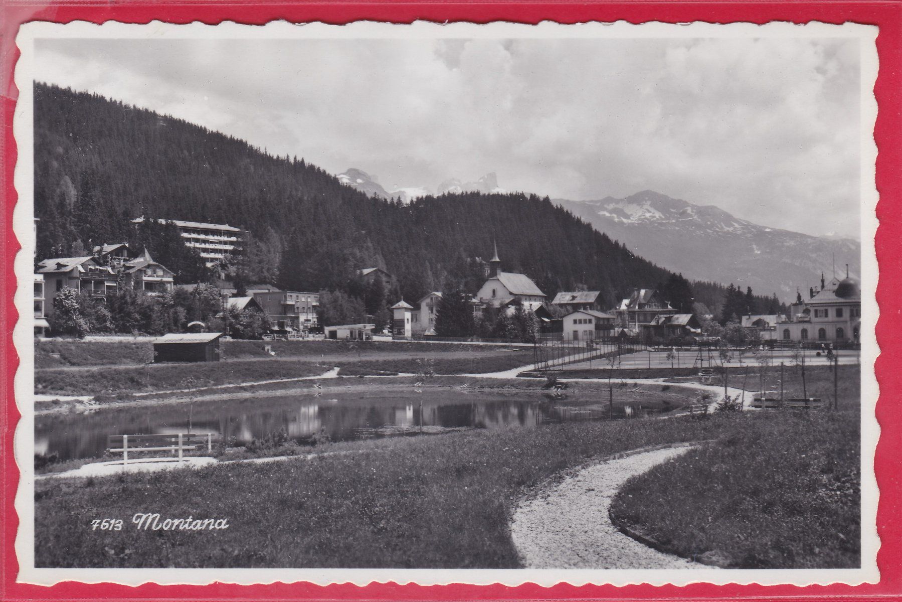 Cartoline postali: MONTANA, 7.5.1952 – Usato da Oberrieden venduto da Gebirgsstelze