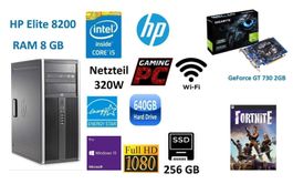 FORTNITE Gaming PC HP 8200 GFORCE GT730 256GB SSD Win11