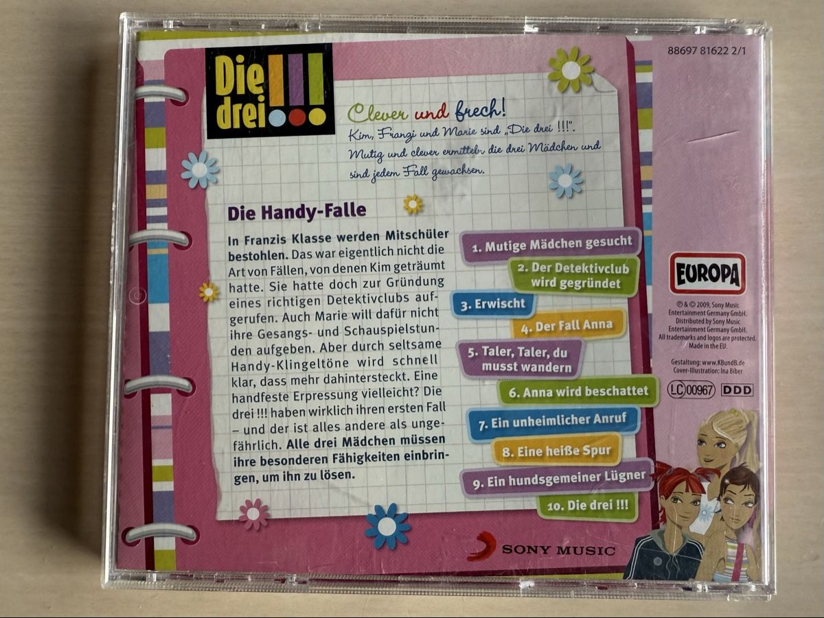 CD: Die drei !!! 5 CD‘s Fall 1, 2, 3, 4, 7 – Usato da Oberried Brienz venduto da Chyara 1