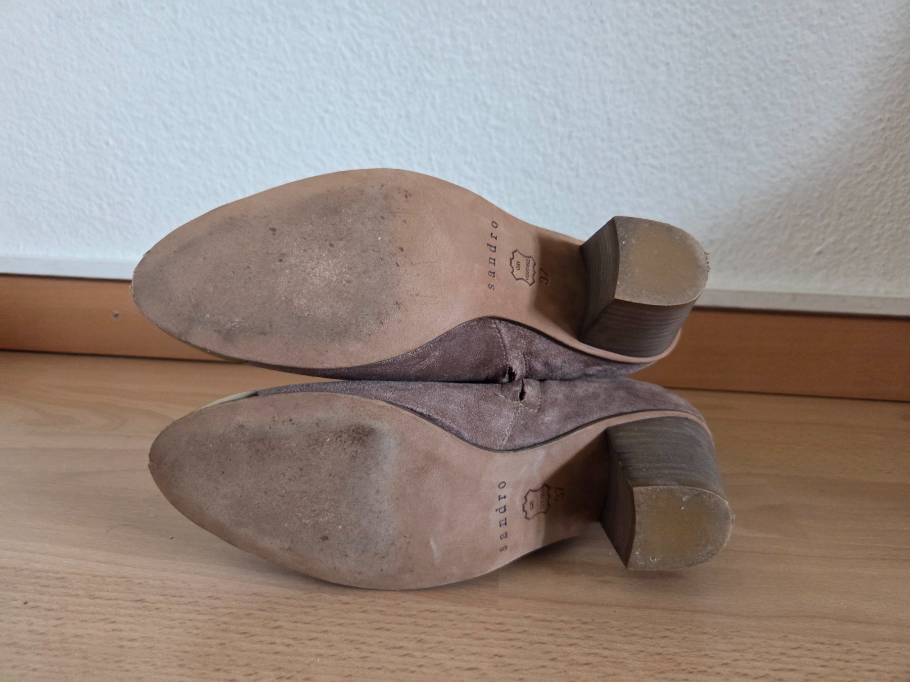 Sandro Scarpe da donna: Sandro – Leder-Booties, Gr. 37 – Usato da Zürich venduto da aktak 6