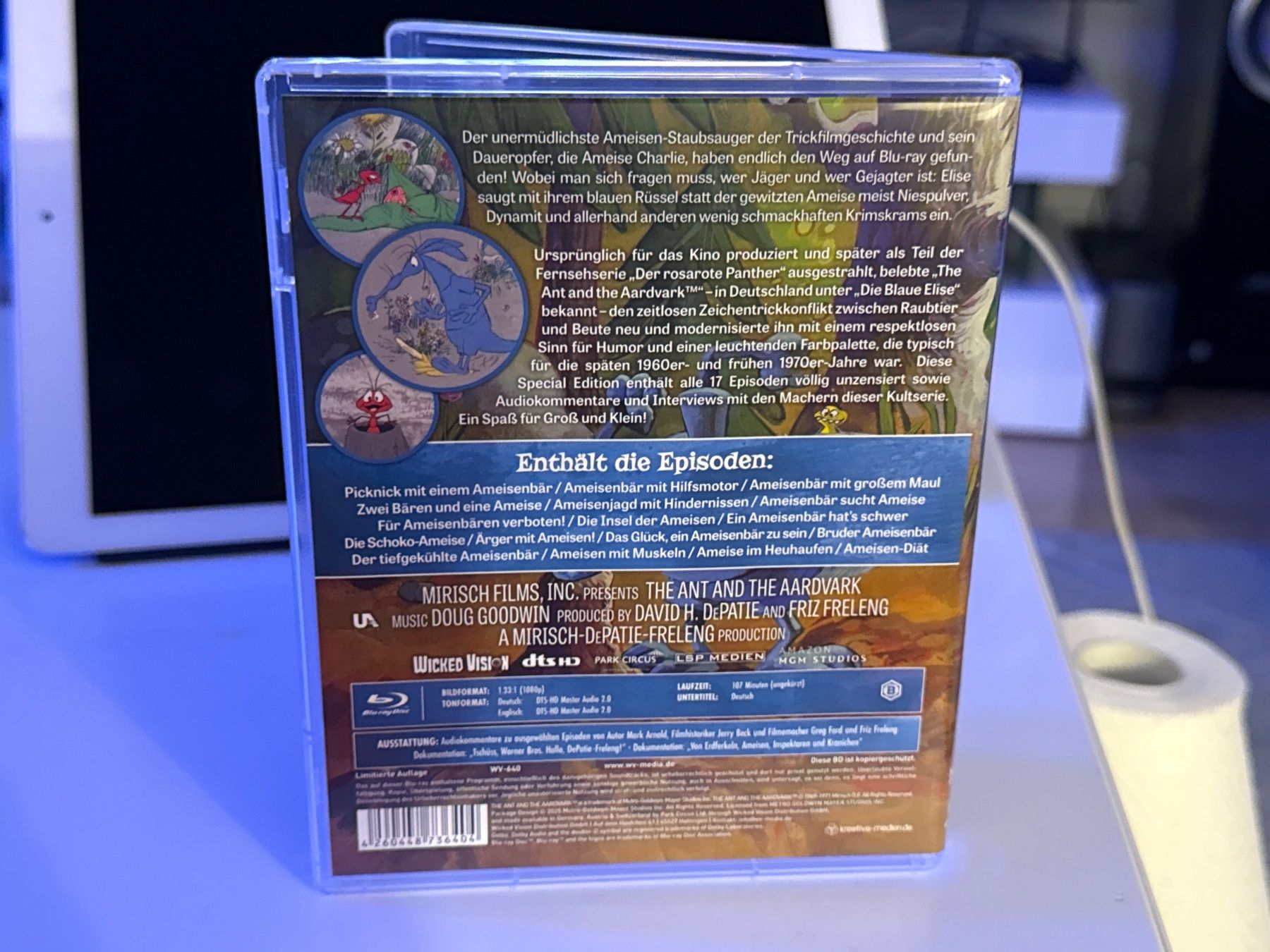 Tutti i DVDs: Die Blaue Elise - Ant & Aardvark - Blu-ray Limited Edition – Nuovo (secondo la descrizione) da Allschwil venduto da meeresperle 1