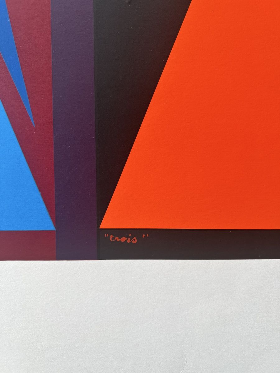 Grafiken & Lithographien: Auguste Herbin tolle Original Lithographie 1954 satte Farben – Gebraucht aus Adliswil von bilderboerse-zuerich 3