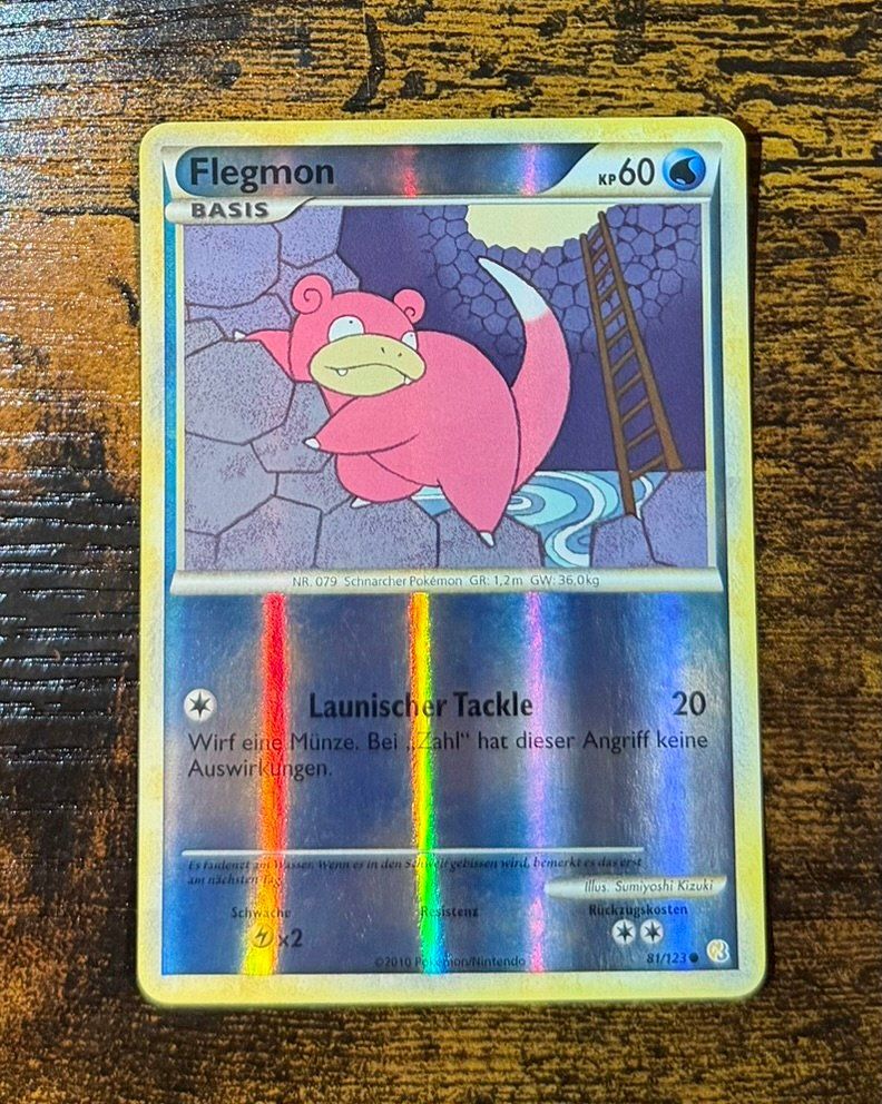 Pokémon Sammelbilder & Trading cards: Flegmon Reverse Holo 81 – Gebraucht aus Zürich von PEACECOCOON