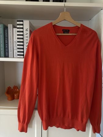  Pullover Massimo Dutti orange Zara COS fashion 