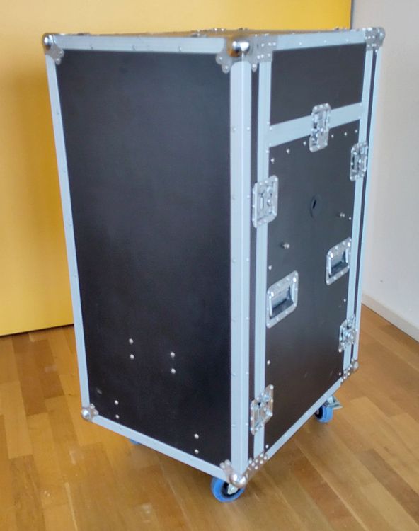 DJ Régie Flight Case 19 pour 12U mixette mixeur et 5U rack pour