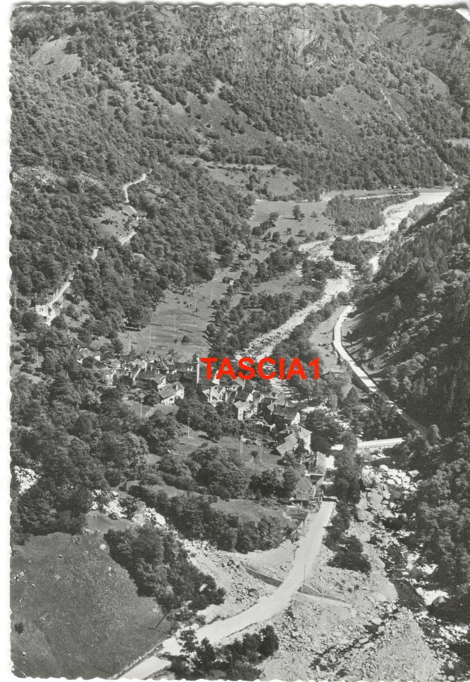 Cartoline postali: Prato Vallemaggia aerofoto – Usato da coglio venduto da Tascia1