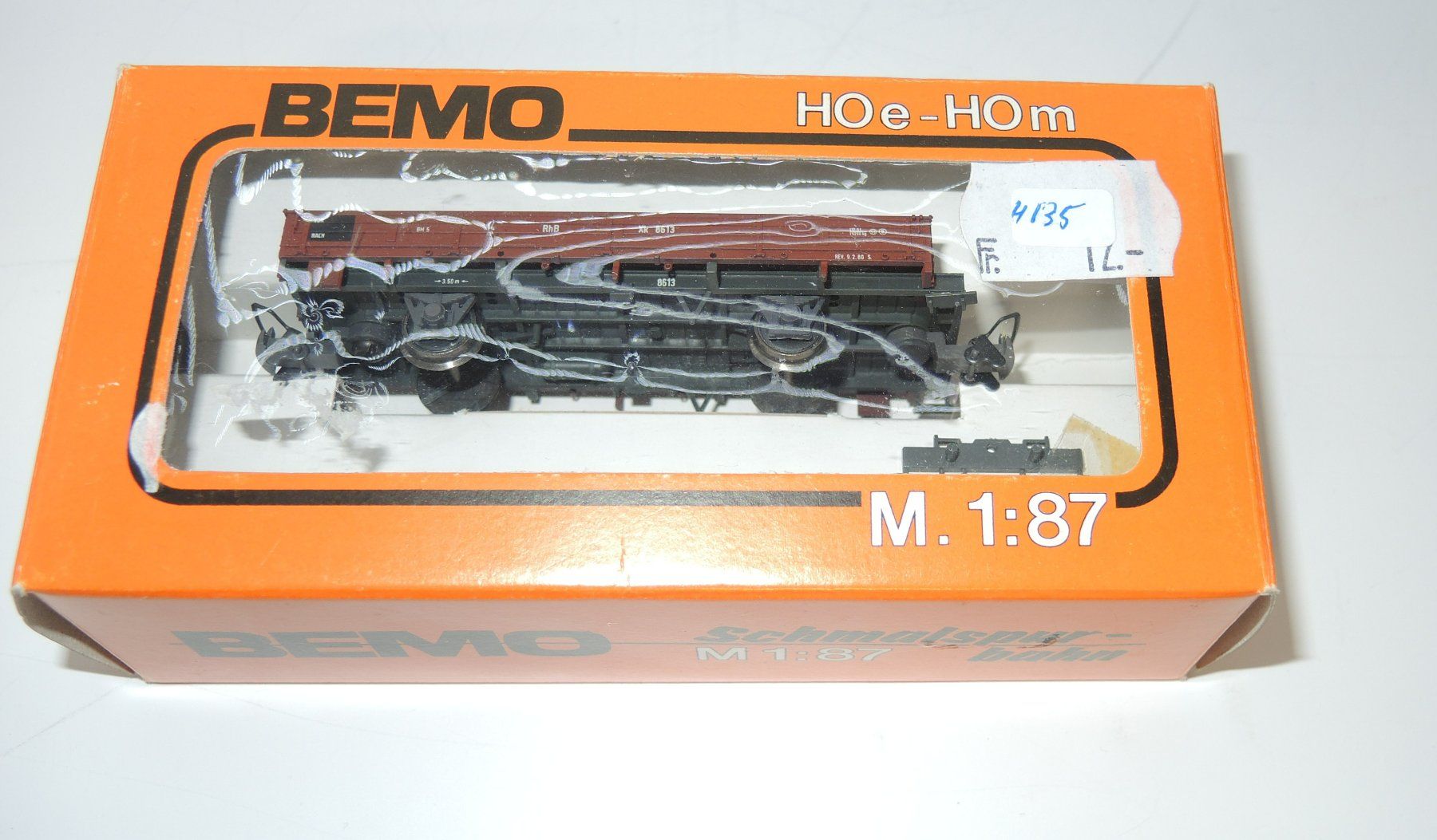Bemo Modelleisenbahnen: 1 BEMO RhB Güterwagen GS, Hom, – Gebraucht aus Courtaman von Courtamaner