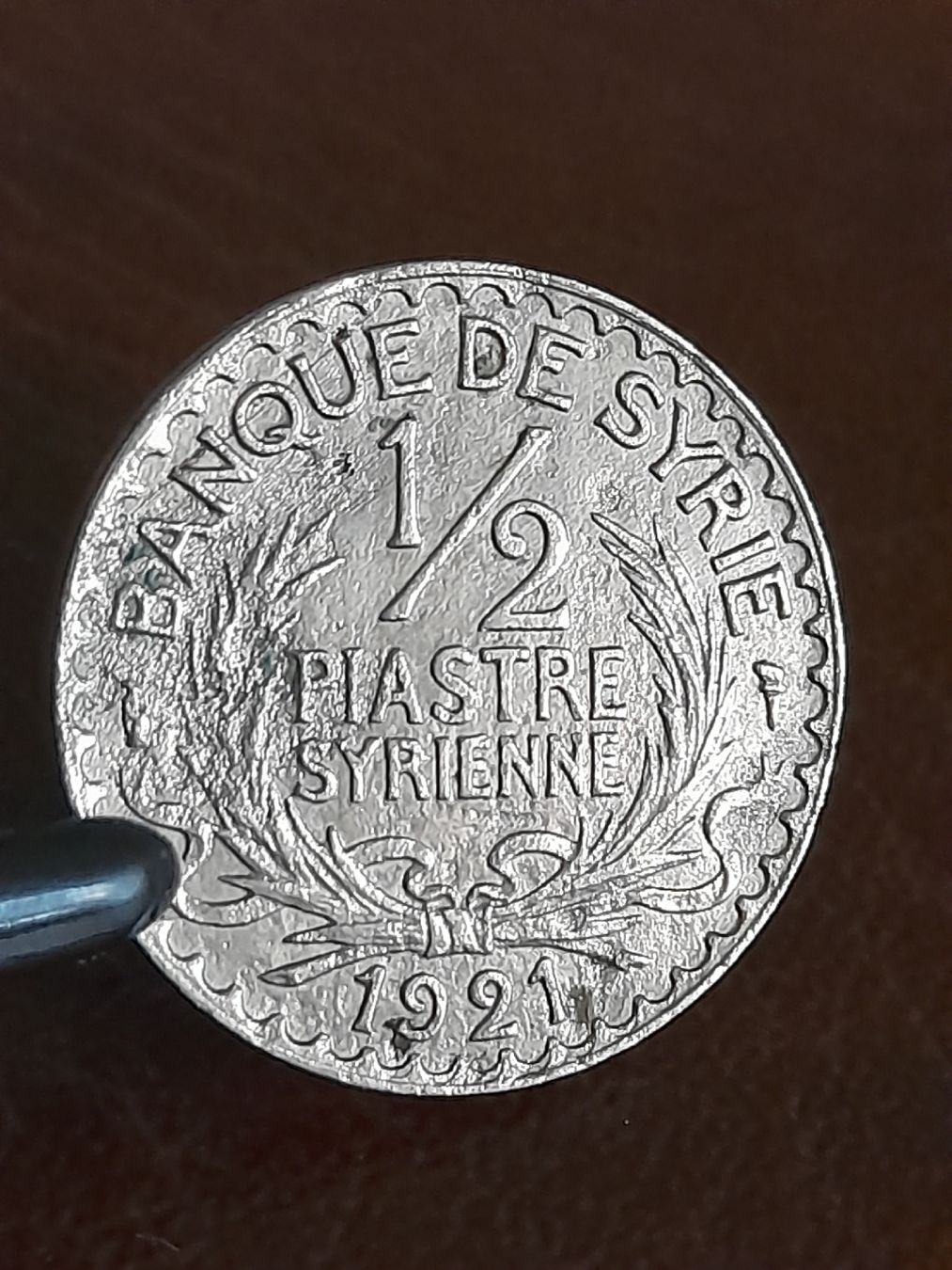 Tutti le monete: 1/2 Piaster 1921 Syrien  – Usato da Basel venduto da Basel_20