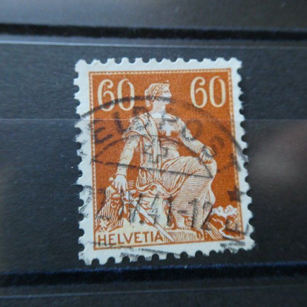 Alle Briefmarken: Sitz. Helvetia° Kat. 140 y – Gebraucht aus Egliswil von Trens01 1