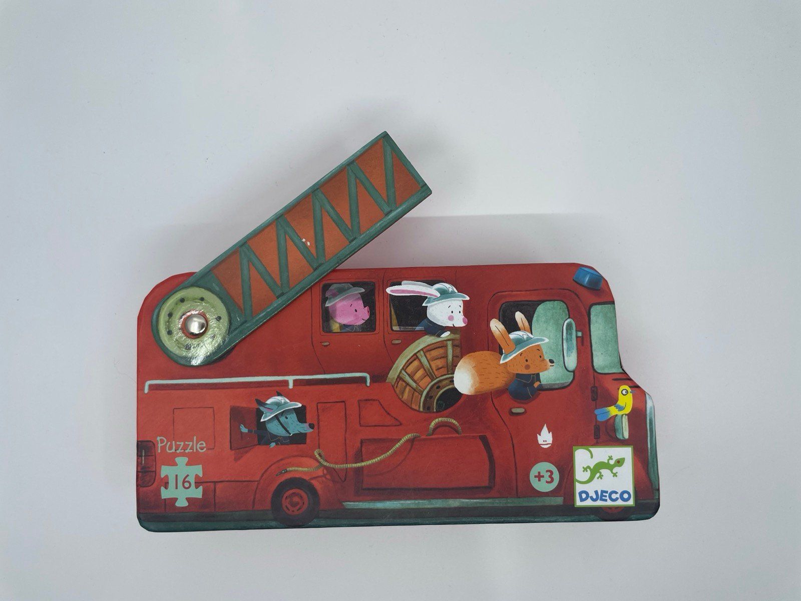 Djeco Puzzle: Djeco Feuerwehrauto Puzzle 16 Teile – Usato da Zürich venduto da tec_x6p8