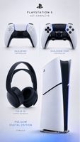 PS5 Slim Digital 825 GB + DualSense Edge + Cuffie Sony