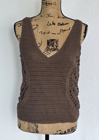 Michelle Keegan Top, Grösse M, Braun, Sommer Must-Have!