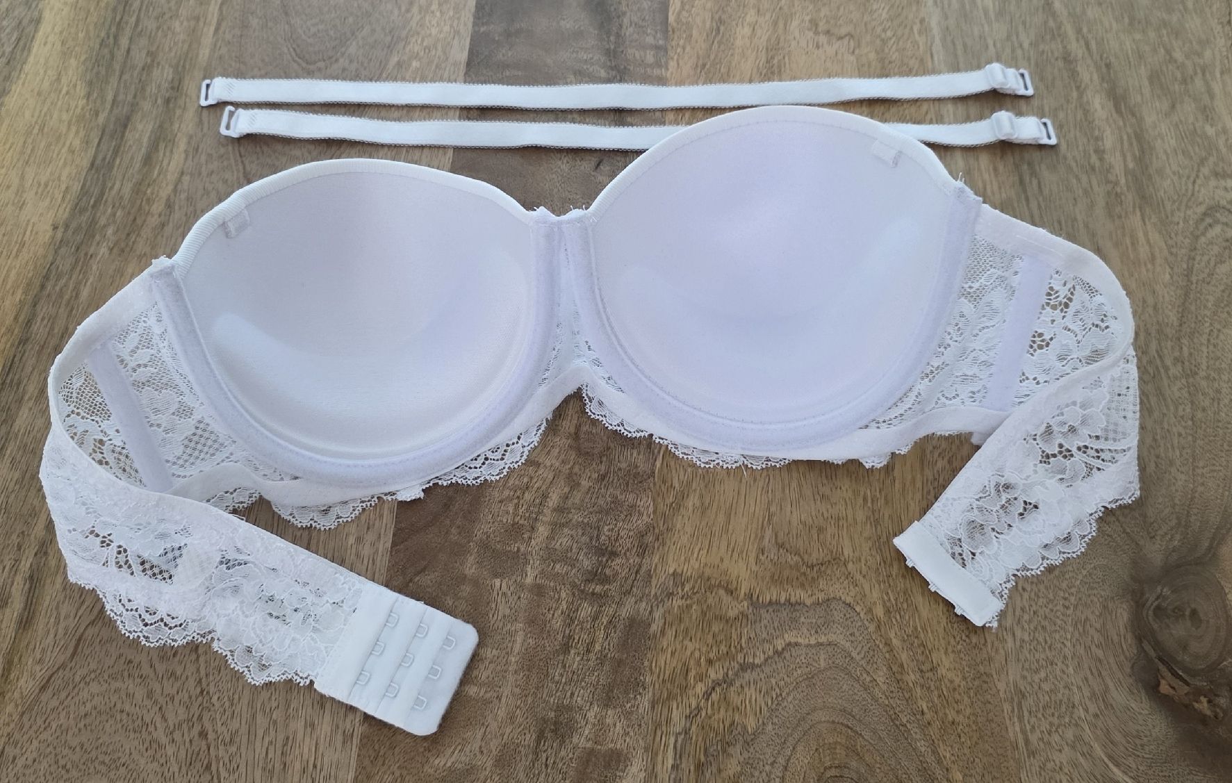 Sonstige Unterwäsche: Trägerloser BH Weiss Gr. 85B, Neu – Neu (gemäss Beschreibung) aus Rheinsulz von Gilea 1