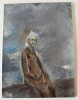 Gemälde in der Anstalt, signiert René Bürki     (ID b4956)