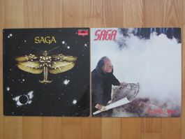 Saga Vinyl-Sammlung; 6 LP's Progressive Rock Z7 Pratteln