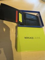 New Black Leather Wallet Versace Jeans with coin pocket