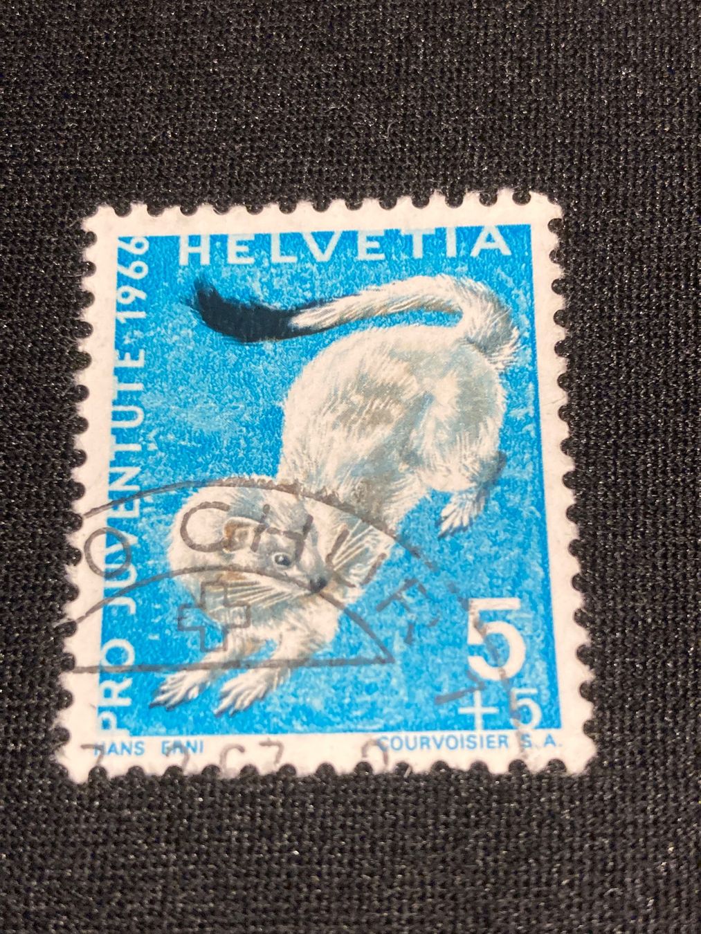 Alle Briefmarken: Hermelin ZNr. J215- 1966 Stempel Chur – Gebraucht aus Reinach BL von RetroGamesSportsMore