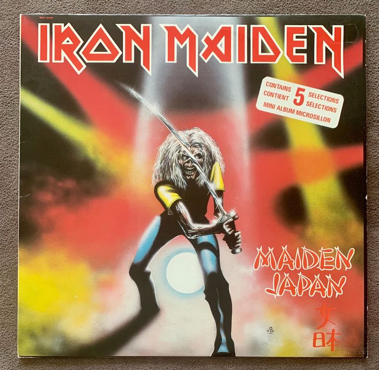 IRON MAIDEN „Maiden Japan“ RAR LP VINYL MLP-15000 Rr‘ (Gebraucht) in ...