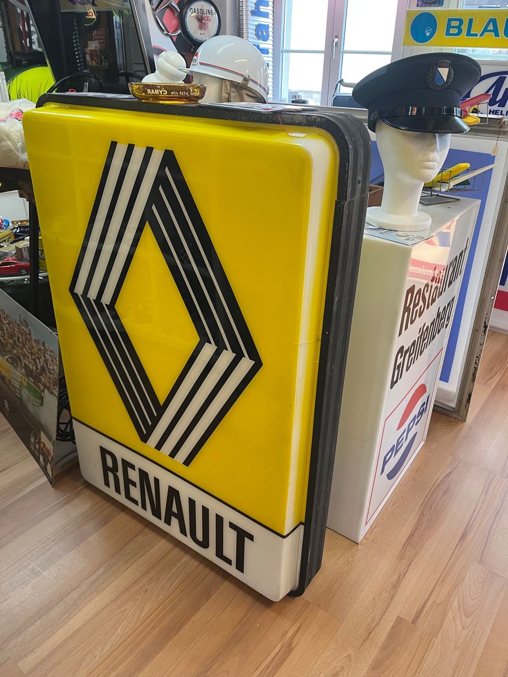 Insegne: Renault - Leuchtreklame (doppelseitig) – Usato da Erlinsbach venduto da Stu-ff 3