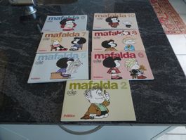 Mafalda Comics-Sammlung 7 Bände, guter Zustand, ItalienischJ