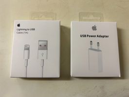 Original Apple Ladekabel und Stecker