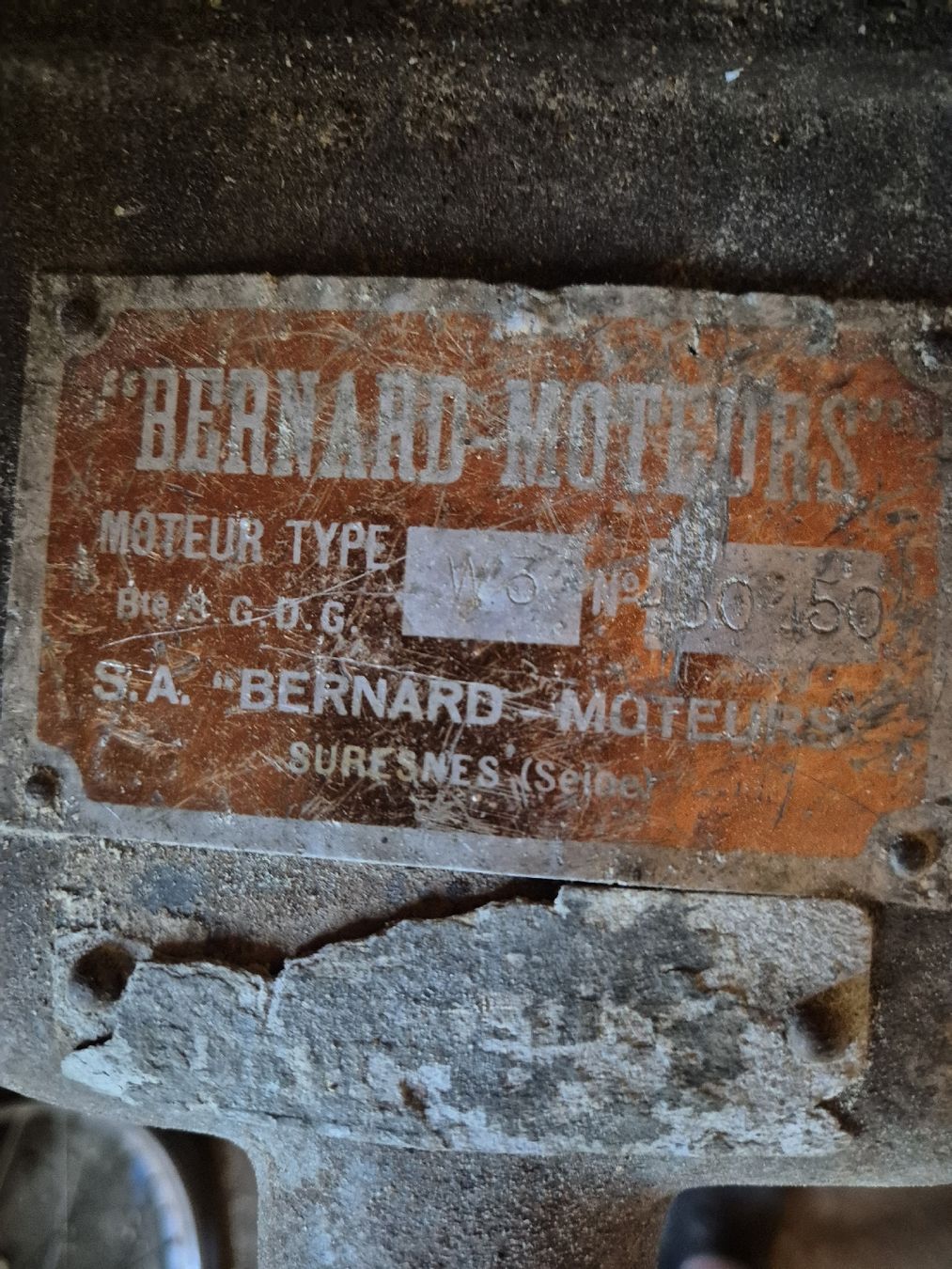 Motoren: Bernard Stationärmotor W3  – Defekt aus Bowil von FIPA20 4