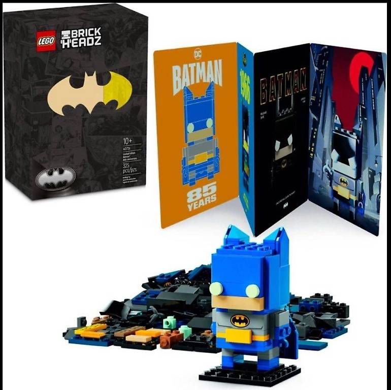 Lego Kit di costruzioni: 40726 Limited Edition Batman 85th Anniversary BrickHeadz – Nuovo e nell'imballaggio originale da Echandens venduto da garfield114