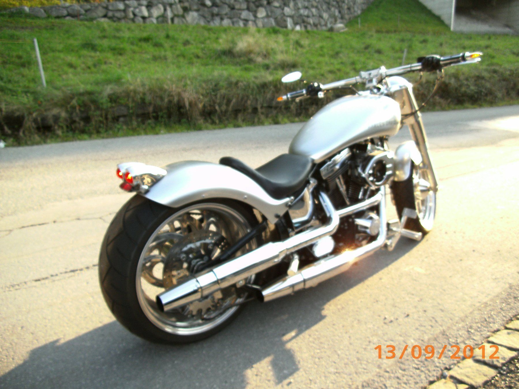 Harley-Davidson Altro: Harley-Davidson, FLSTF Fat Boy, einzigartiger Umbau ab MFK . – Usato da Thal venduto da alfi27 1