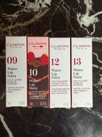 CLARINS Water Lip Stain – Lot de 4 teintes – Neufs
