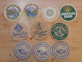 Bierdeckel Brauerei Zirfass und Locher Buchs