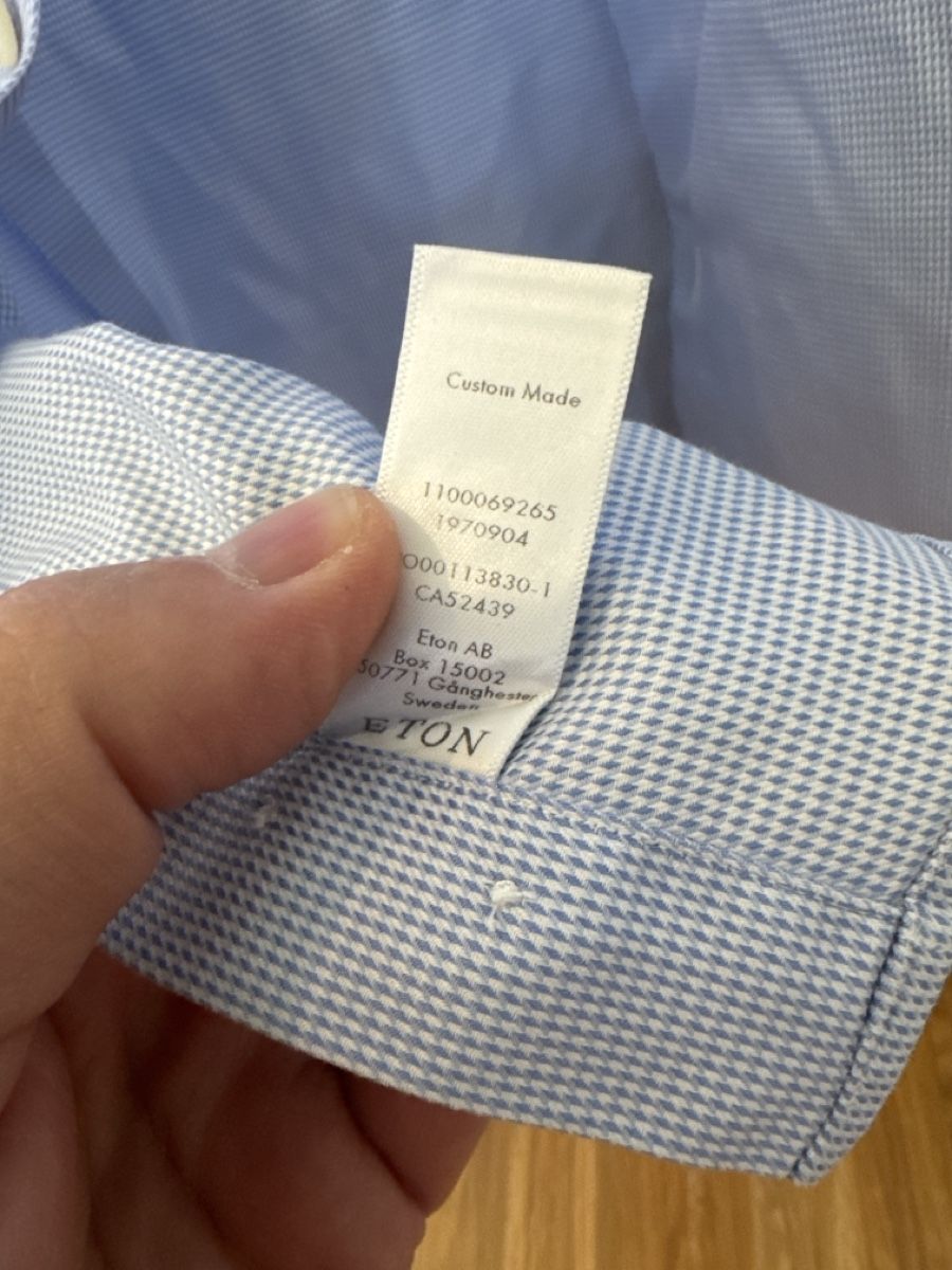 Camicie: Eton – Usato da Menzingen venduto da Dali2504 2