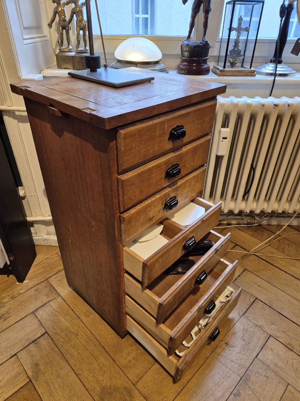 Cassettiere: Vintage Schubladenstock, 1940 – Usato da Basel venduto da Gaianed 7