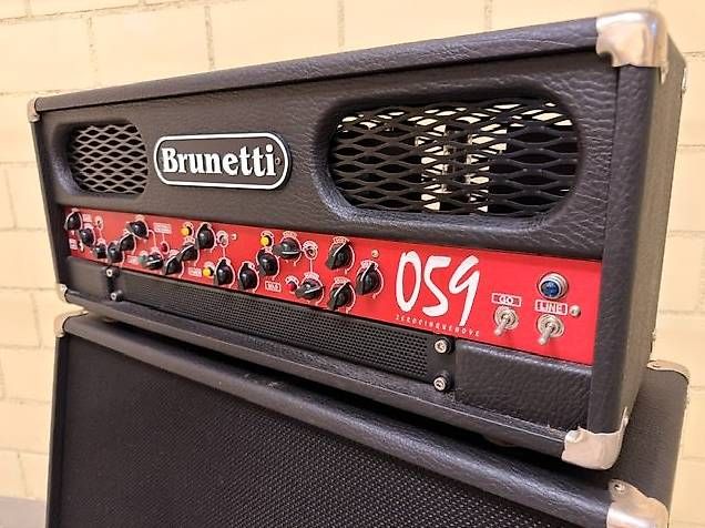 Amplificatori: Brunetti 059 Top und die Brunetti Box 4x12" – Usato da Hagendorn venduto da Gibson59 1