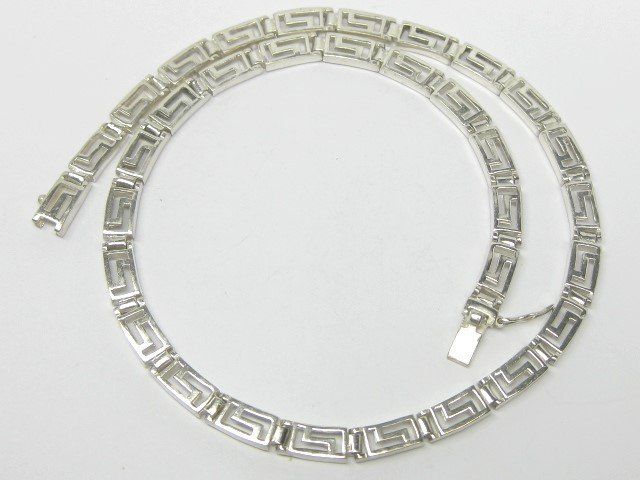 Catenine: Vintage Collier Kette Labyrinth Silber 925 / 41.5 cm – Usato da Ermatingen venduto da Decovin 3