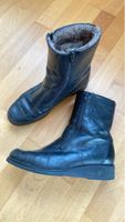 Lederstiefel mit Fell gefüttert, ca. Gr. 40
