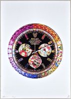 Death NYC Ltd Ed Pop Art Druck "  Murakami Diamond Rolex