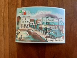 Cambodia Italia 85 Train Railway  Block  ** (4520)
