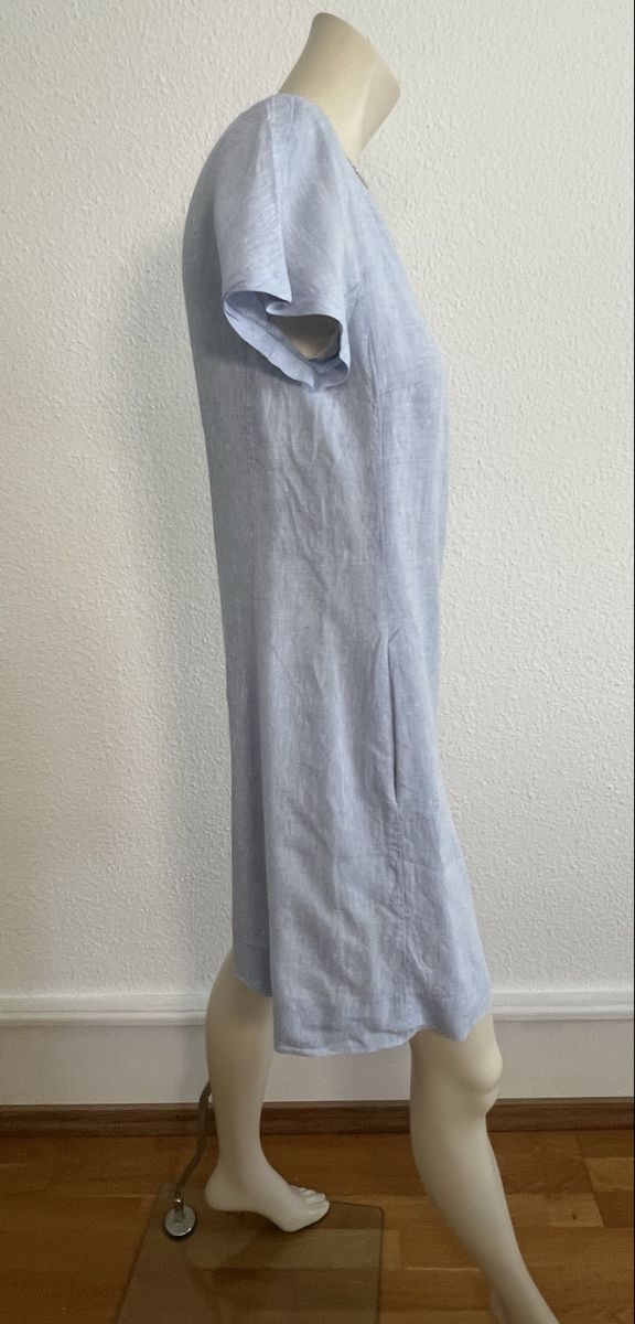 Robes: Rene Lezard hellblaues Leinenkleid Gr.36  – D'occasion à Basel par Bettybooo 5