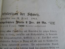 Helvetia/Friedrich Widmer Buchhändler  Zürich/ Diessenhofen